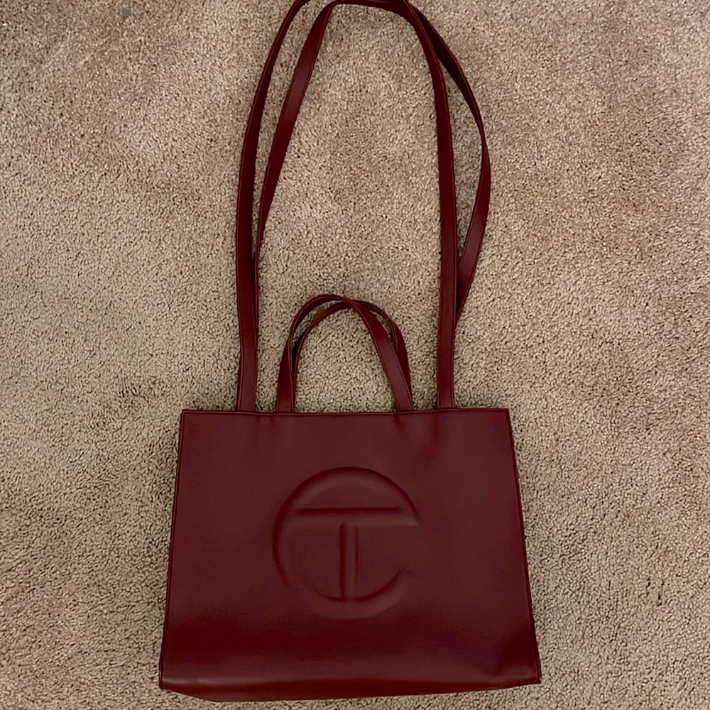 Medium Burgundy Telfar Bag